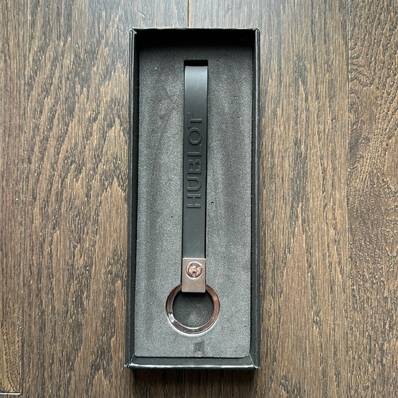 Hublot Other - Hublot black rubber key chain brand new in box